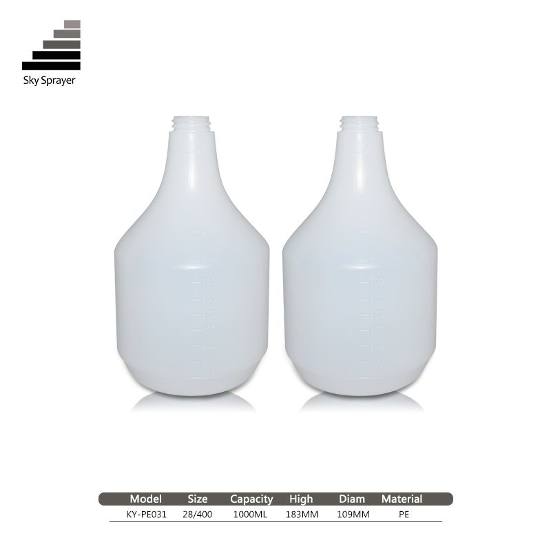 1000ml cosmetic packaging PE foam bottle 