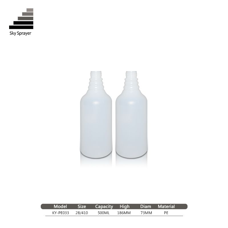500ml cosmetic packaging PE foam bottle 