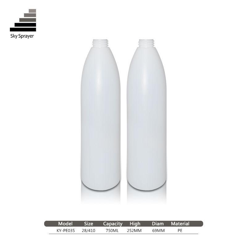 750ml cosmetic packaging PE foam bottle 