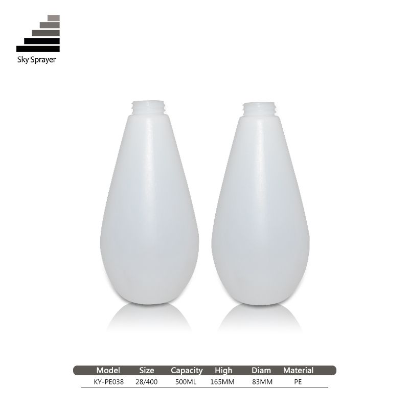500ml cosmetic packaging PE foam bottle 