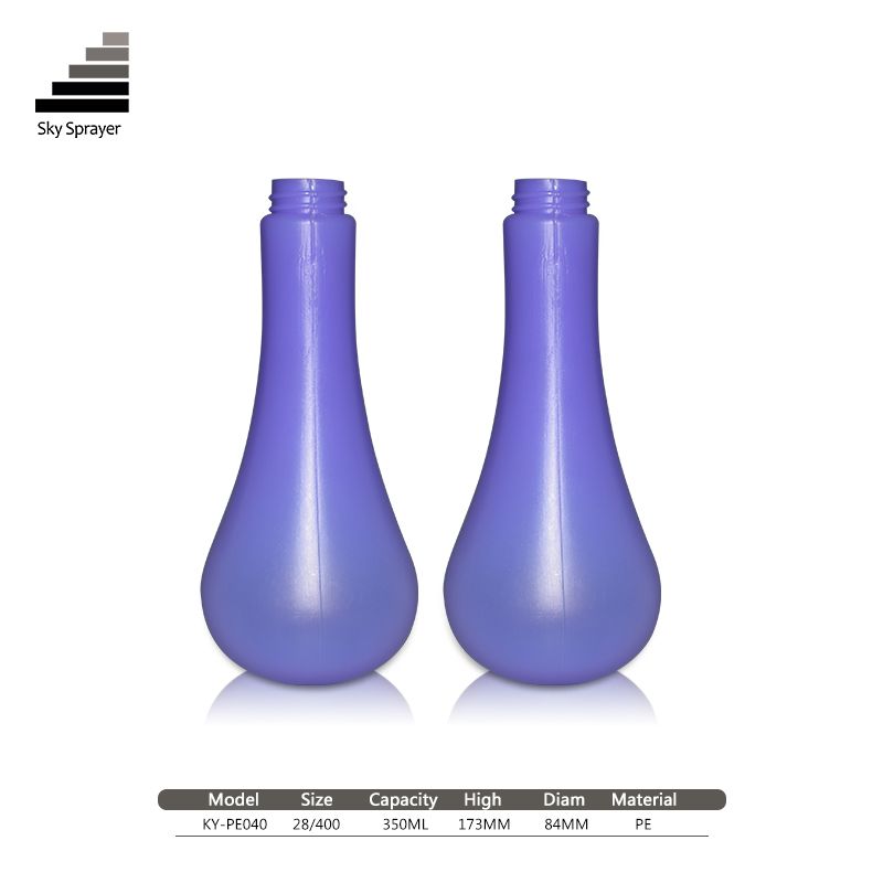 350ml plastic bottle cosmetic packaging PE Plastic Liquid  bottles
