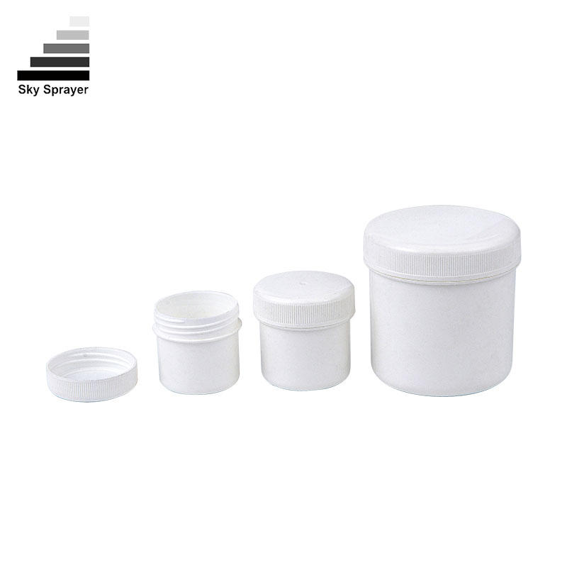 PP White Plastic Cosmetic Jar