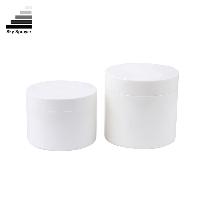 PP White Plastic Cosmetic Jar