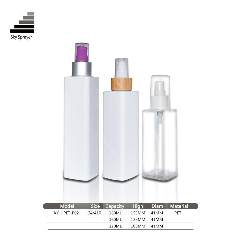 120ml 160ml 180ml thick wall Plastic Lotion Pump Cosmetics Bottle for serum