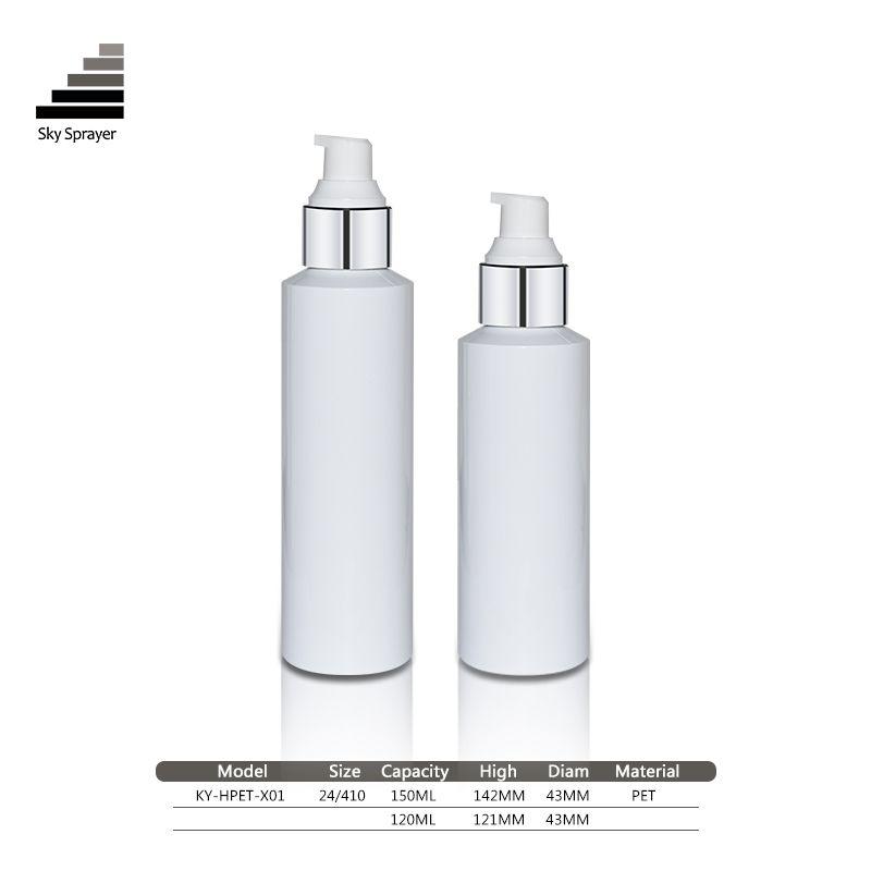 120ml 150ml  thick wall Plastic Lotion Pump Cosmetics Bottle for serum