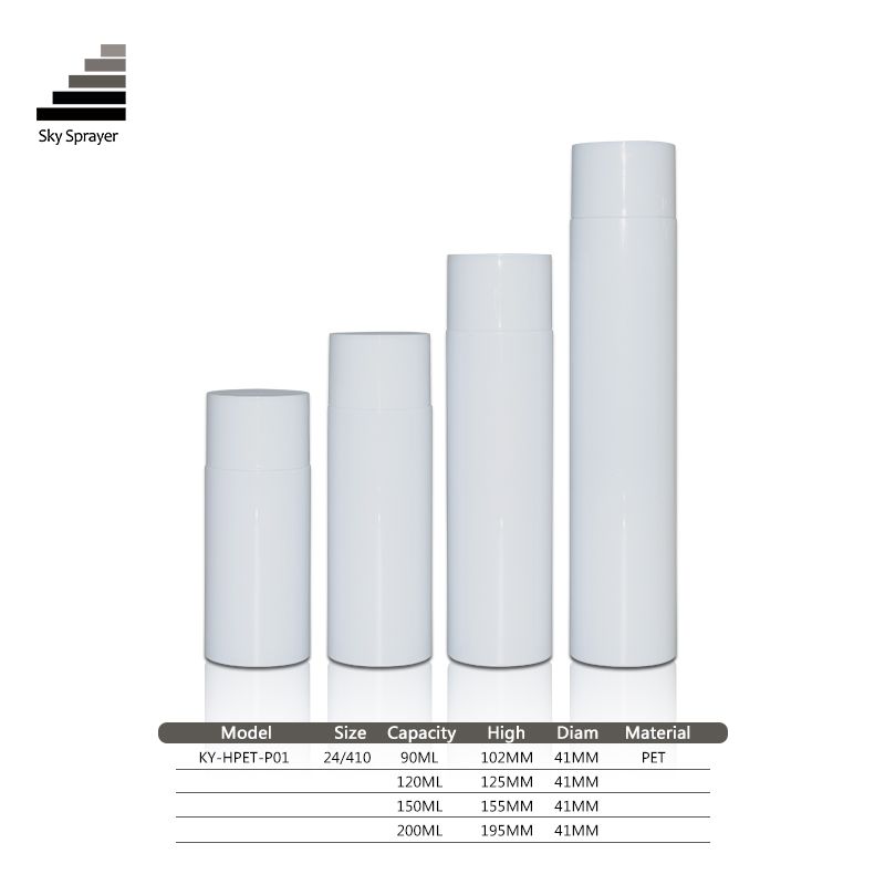 90ml 120ml 150ml 200ml thick wall Plastic Lotion Pump Cosmetics Bottle for serum