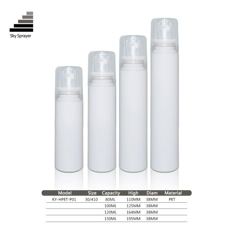 80ml 100ml 120ml 150ml thick wall Plastic Lotion Pump Cosmetics Bottle for serum