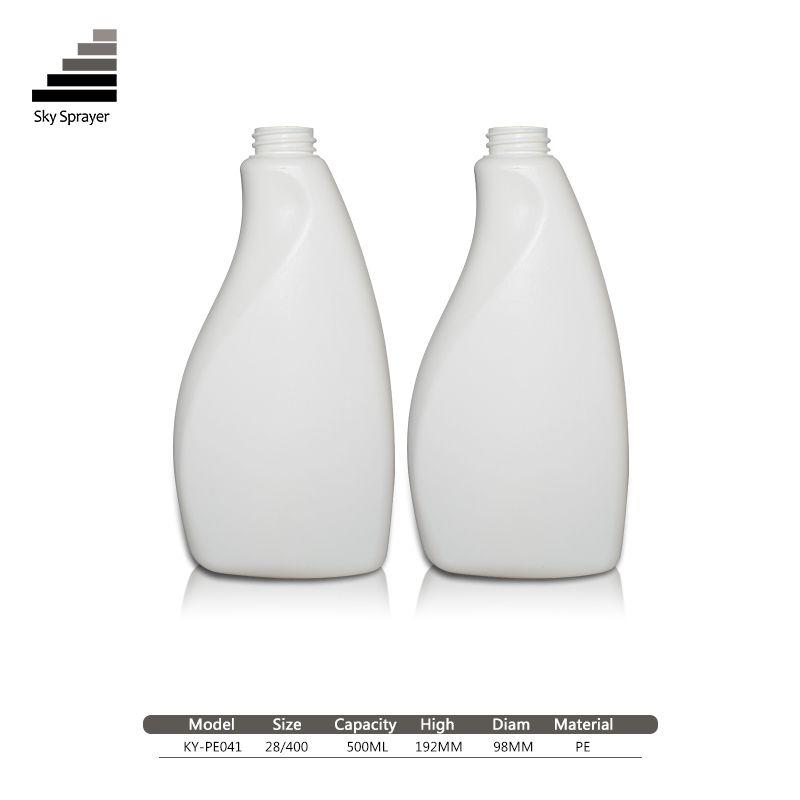 500ml plastic bottle cosmetic packaging PE Plastic Liquid  bottles