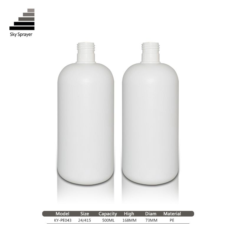 500ml cosmetic packaging PE foam bottle 