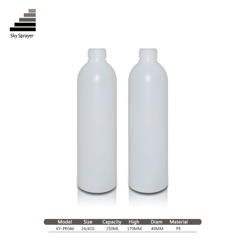 250ml cosmetic packaging PE foam bottle 