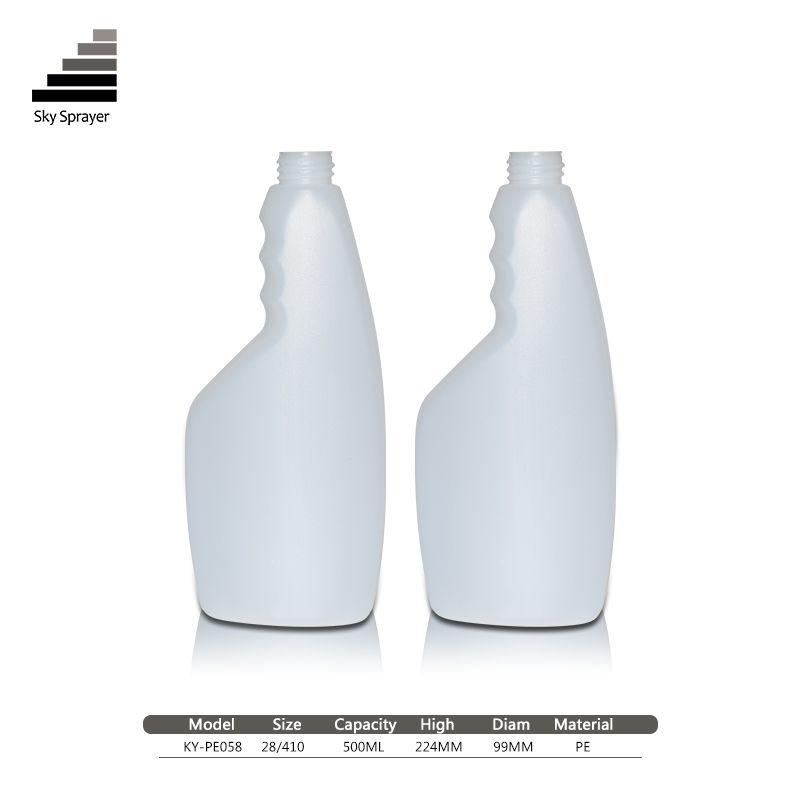 500ml PE plastic shampoo cosmetic Bottle with lotion pump Conditioner Bottle Shower Container