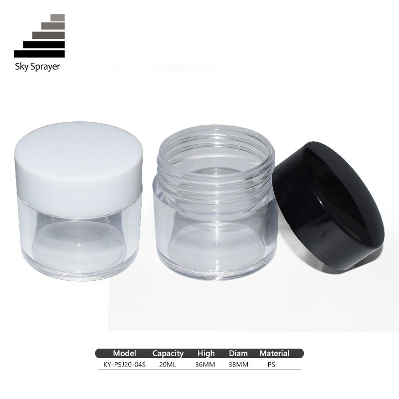 White high quality can accommodate 20ml plastic jar