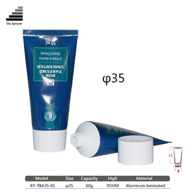 60g high quality empty hand cream packaging tube  tube cosmetic plastic cosmetic tube packaging
