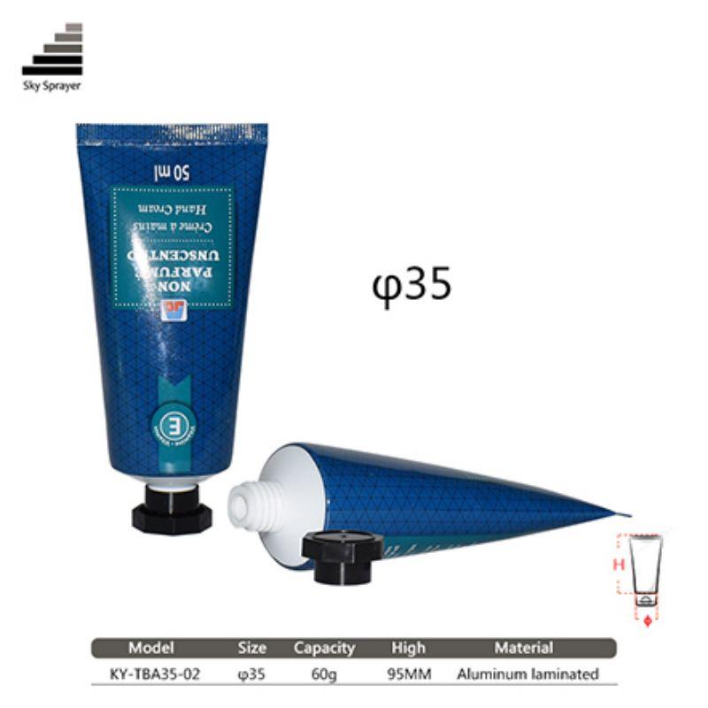 60g high quality empty hand cream packaging tube  tube cosmetic plastic cosmetic tube packaging