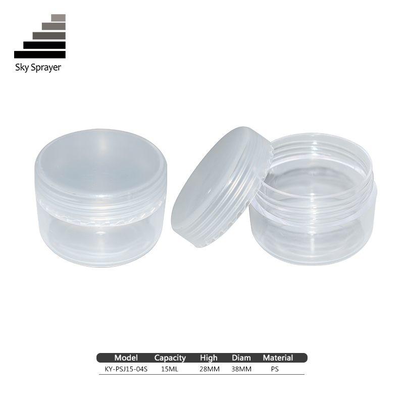 China High Quality Transparent Plastic Cosmetic Jar