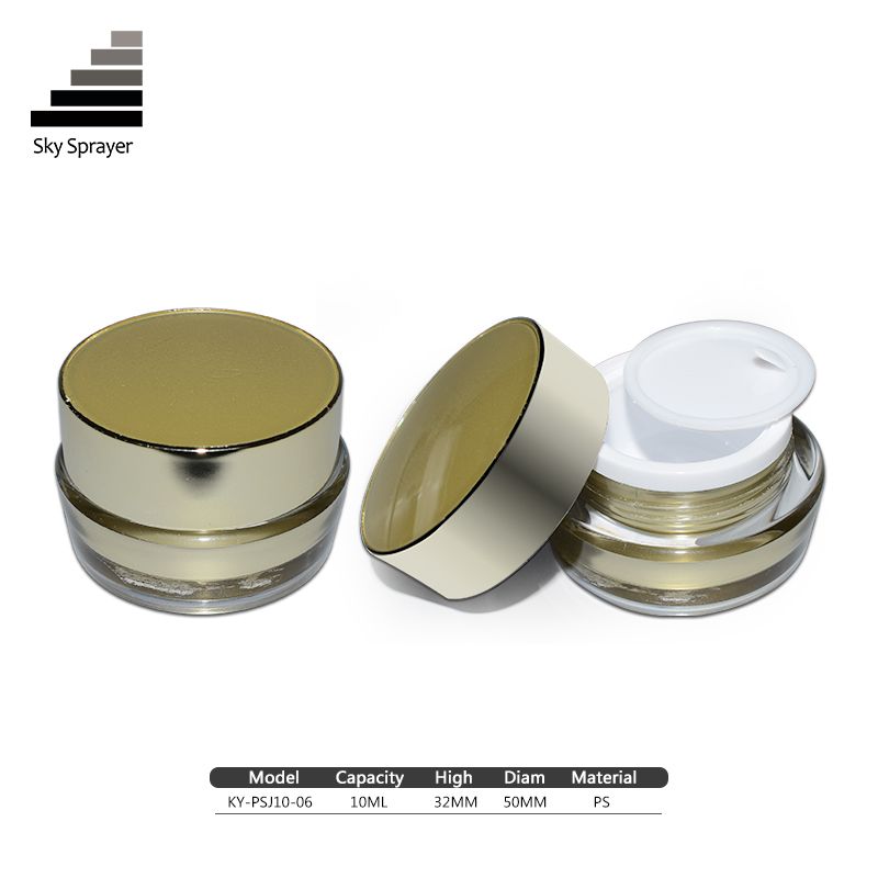 Container Colored Lids Transparent Clear Plastic Jar