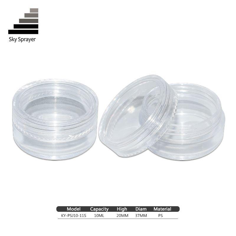 Can accommodate 10ML high-quality transparent plastic jar