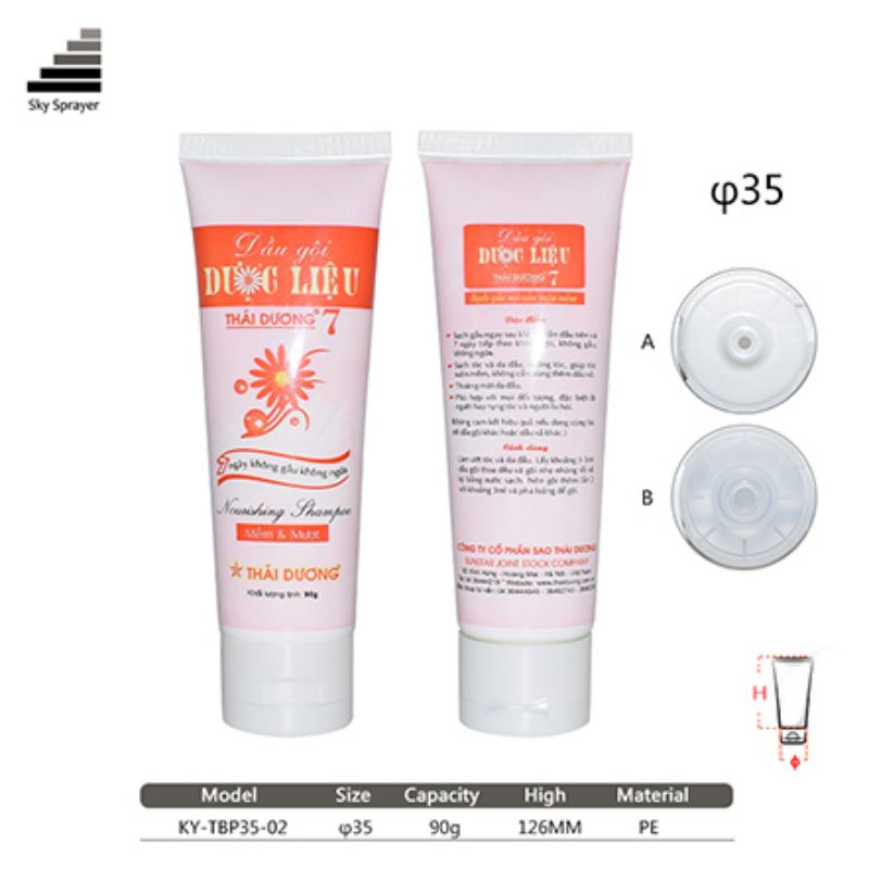 90g high quality empty hand cream packaging tube  tube cosmetic plastic cosmetic tube packaging