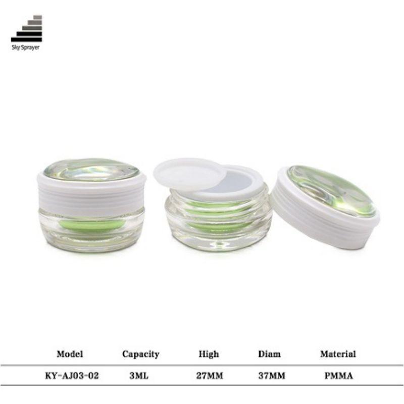 3ML Plastic Cosmetic Container Jar