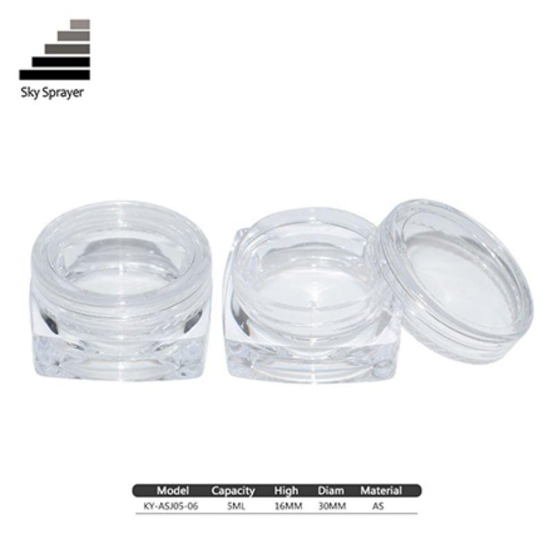 5G AS Transparent Plastic Container Jar