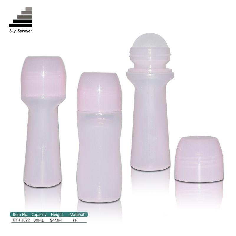 30ML fancy cosmetic empty deodorant plastic roll on bottle