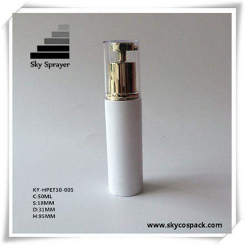 Manufacturer 50ml cosmetic lotion cream bottle pet bottle