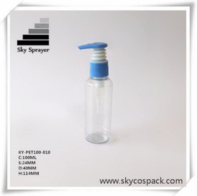 100ml cosmetic packaging container body  pet plastic bottle 